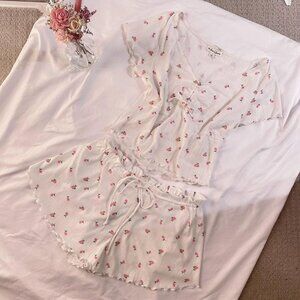 For Love & Lemons Blossom Pointelle Set